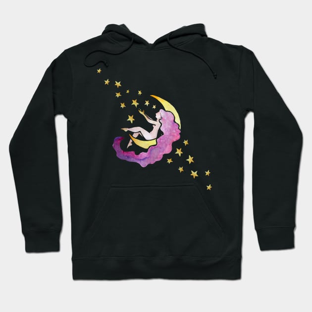 Moon Child Hoodie by bubbsnugg